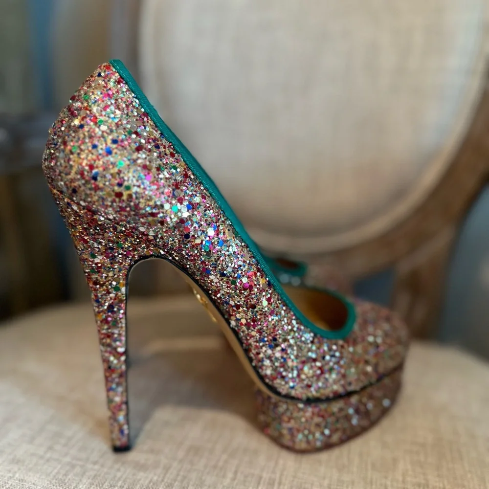 Charlotte Olympia Glitter Platform - Picture 4 of 5